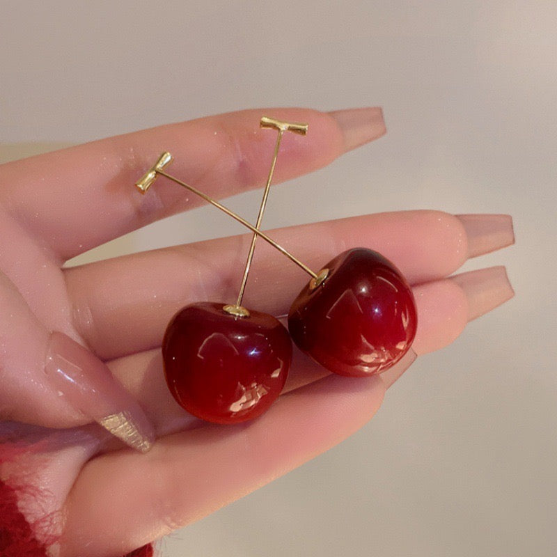 Crystal cherry Earrings by RoyalTress Elixir