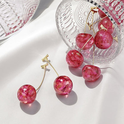 Crystal cherry Earrings by RoyalTress Elixir