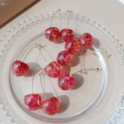 Crystal cherry Earrings by RoyalTress Elixir