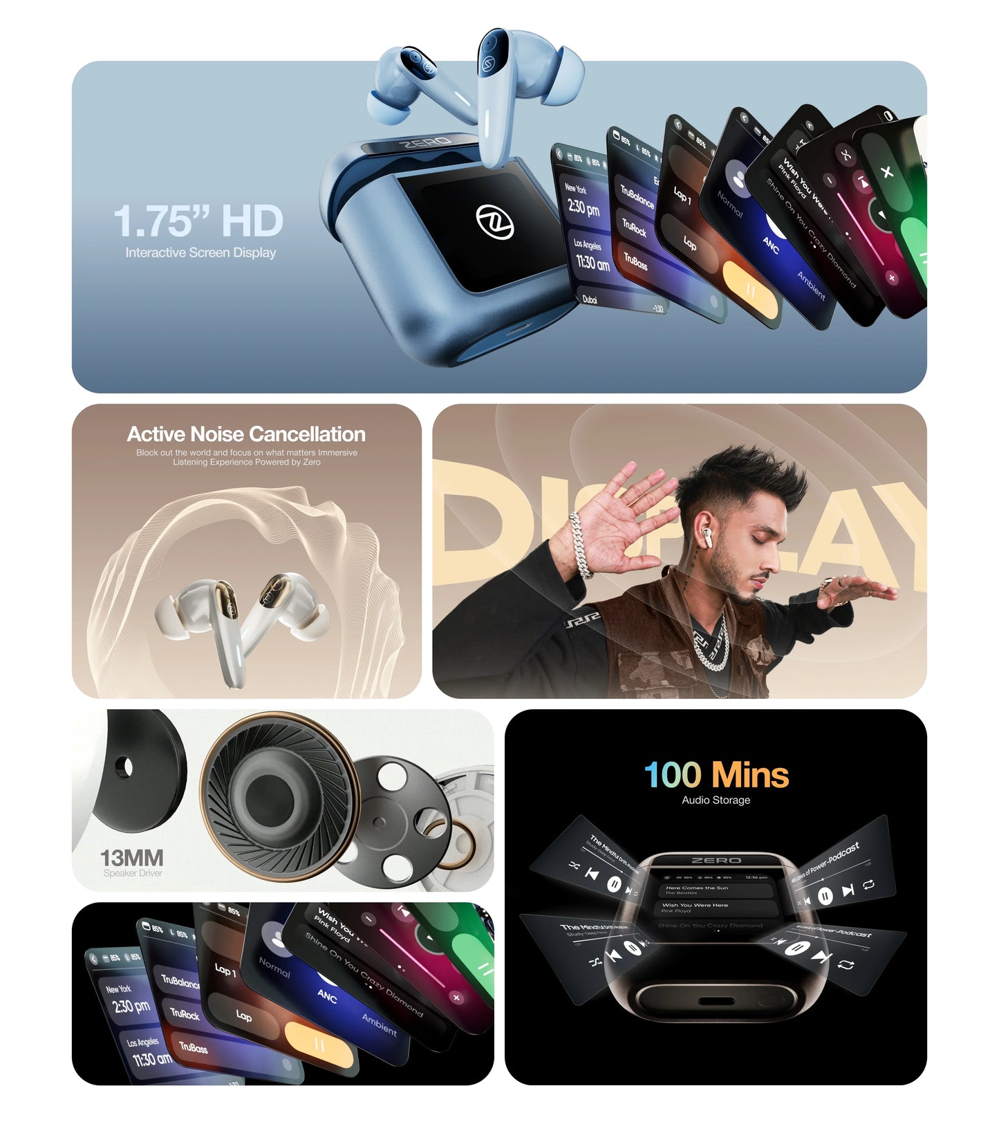 Zero Display Earbuds by RoyalTress Elixir