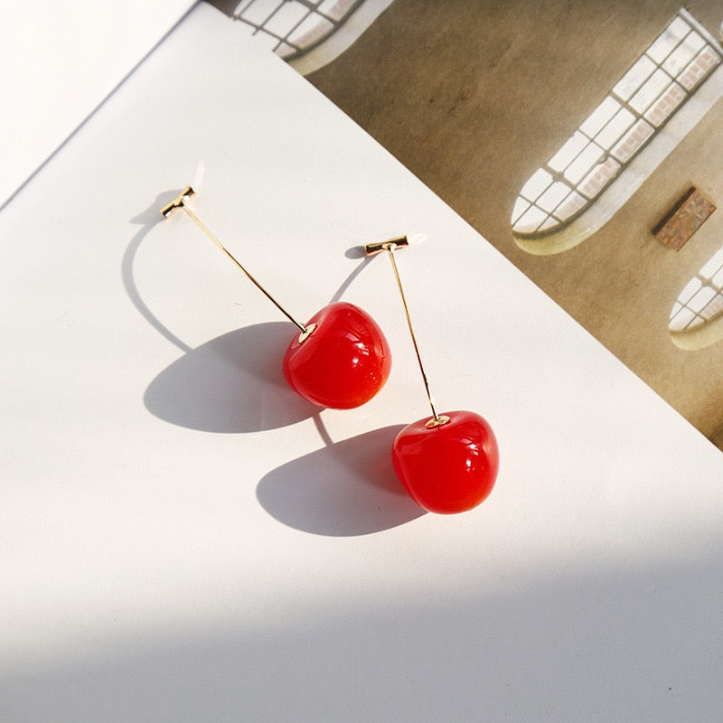 Crystal cherry Earrings by RoyalTress Elixir