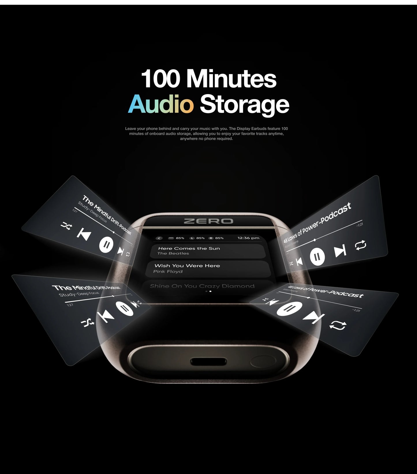 Zero Display Earbuds by RoyalTress Elixir