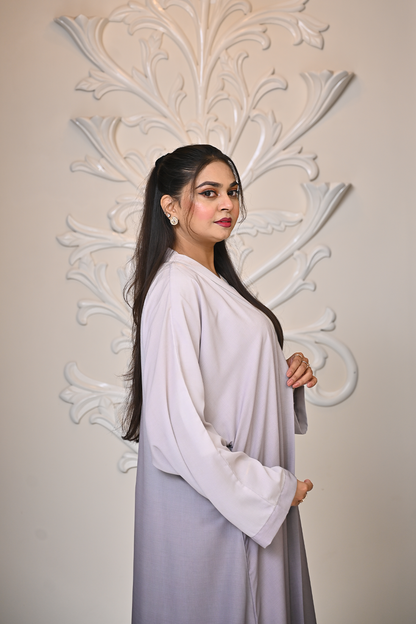Light & Dark Grey Abaya